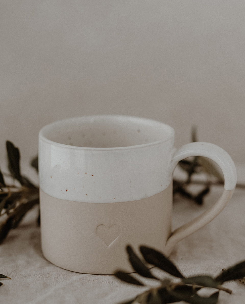 Eulenschnitt Große Tasse Herz One Size 2