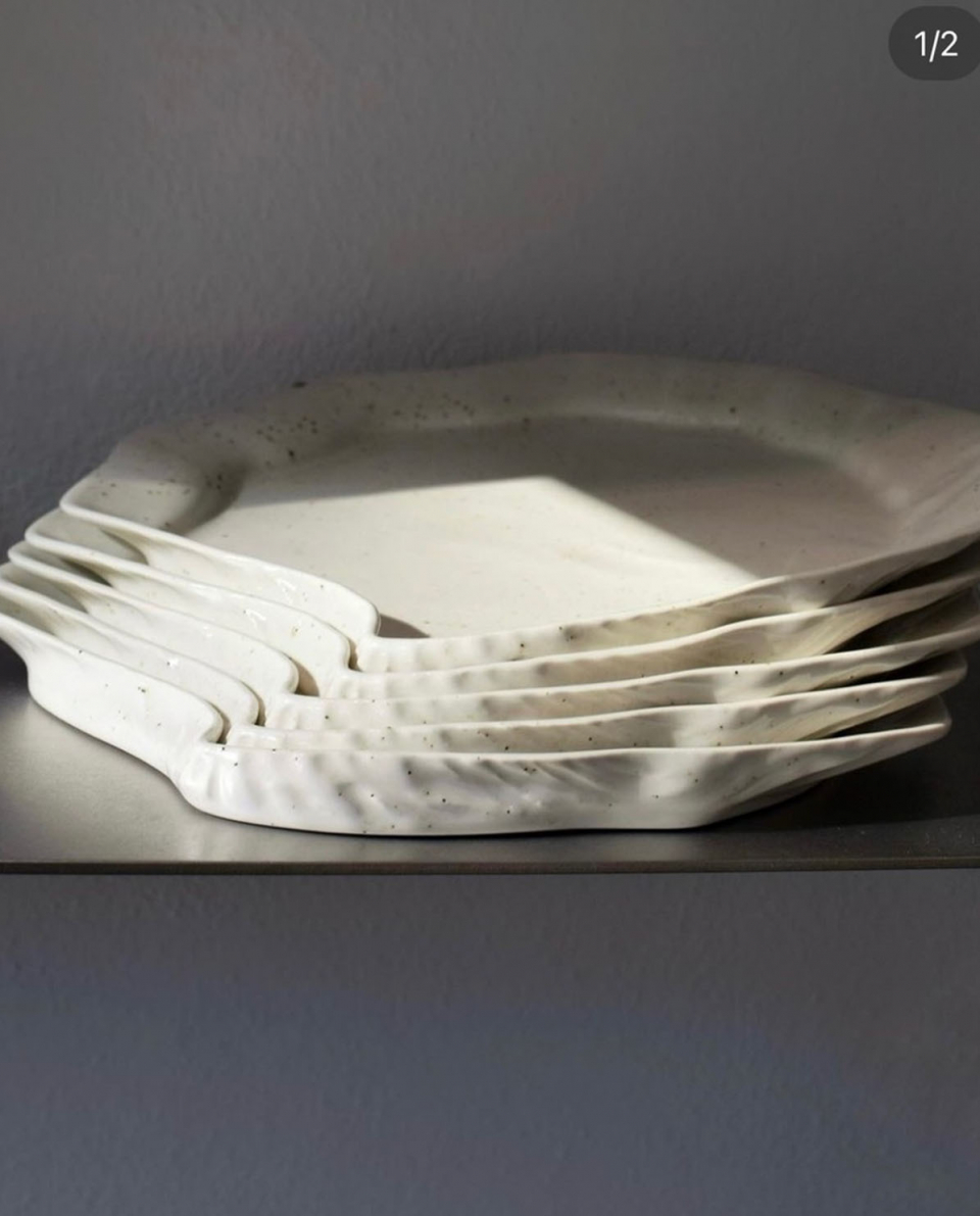 Christina Iversen Studio Speiseteller Muschel 2
