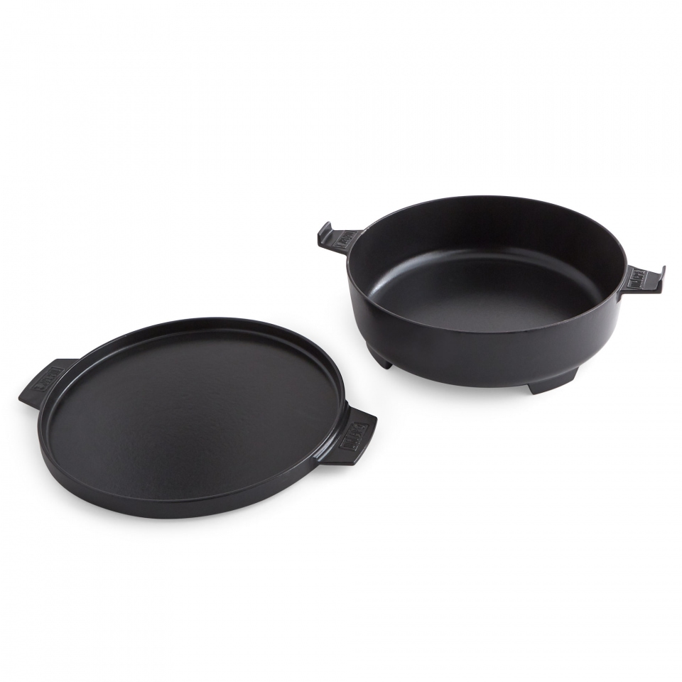 Weber CRAFTED Dutch Oven & Pfanne 2in1 - Gourmet BBQ System 2