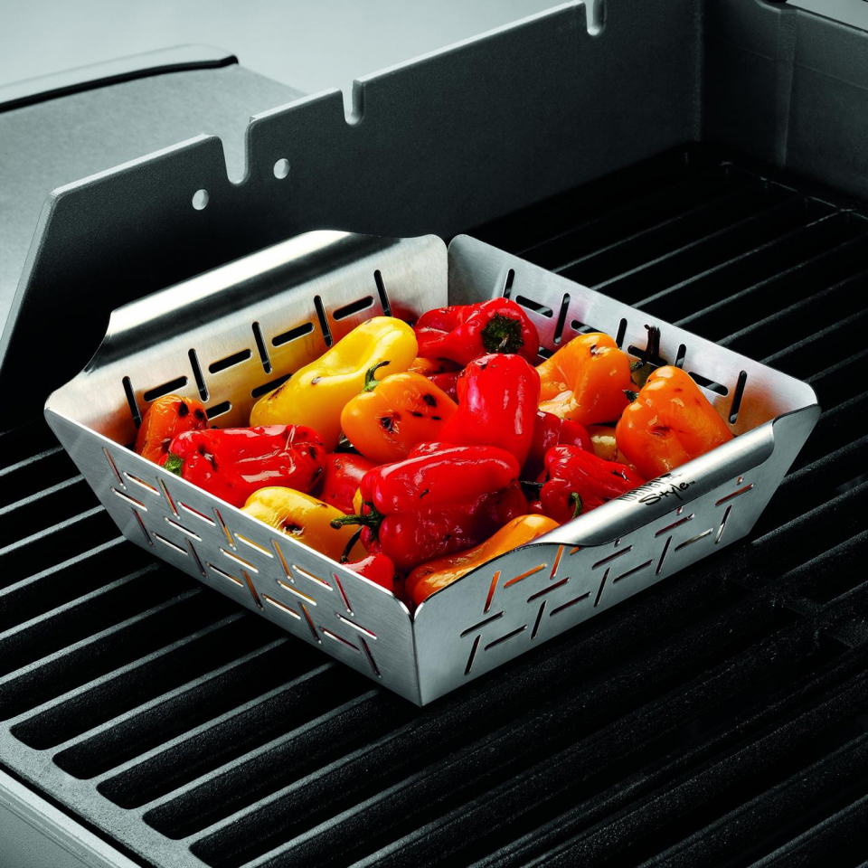 Weber Style Gemüsekorb, klein, Edelstahl 2