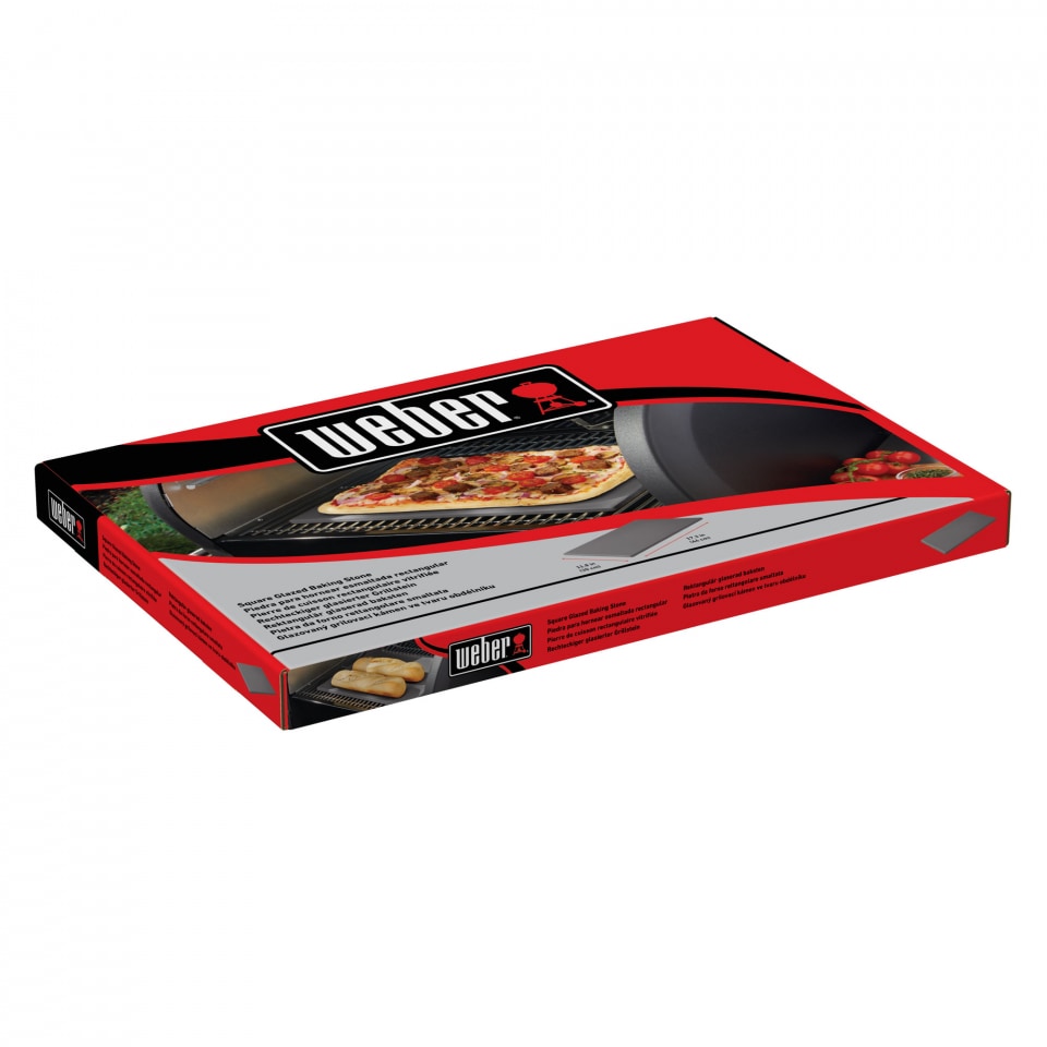 Weber glasierter Pizzastein rechteckig, 44 x 30 cm 2