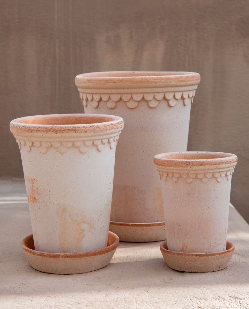 Bergs Potter Blumentopf The Københavner Raw Pot inkl. Untersetzer ⌀ 18 cm, 9,5 cm H