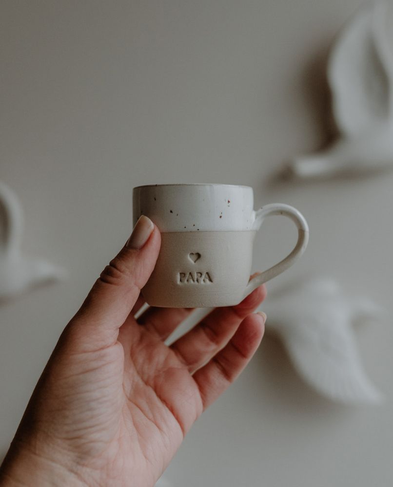 Eulenschnitt Espresso Tasse Papa One Size