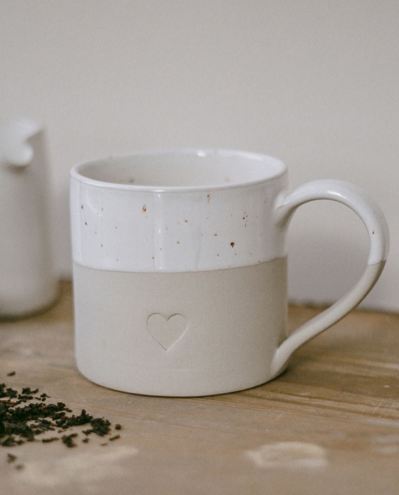 Eulenschnitt Große Tasse Herz One Size