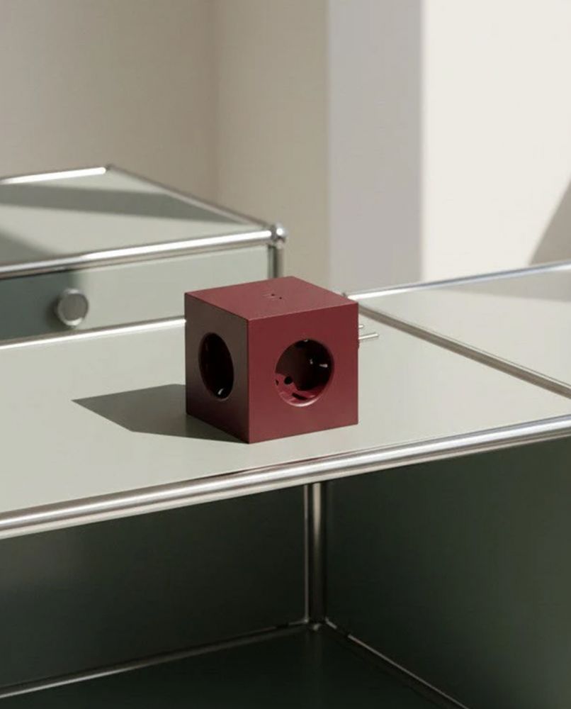 Avolt Mehrfachstecker Square 2 USB-C Limited Edition Bauhaus-Archiv One Size