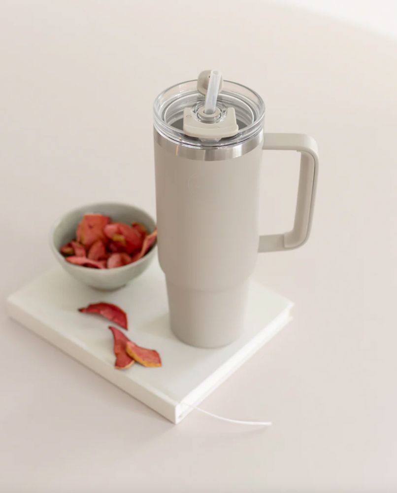 AYA&IDA Thermobecher mit Trinkhalm One Size