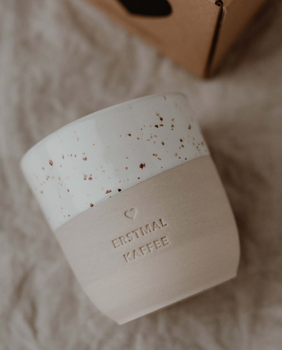Eulenschnitt Becher Erstmal Kaffee One Size