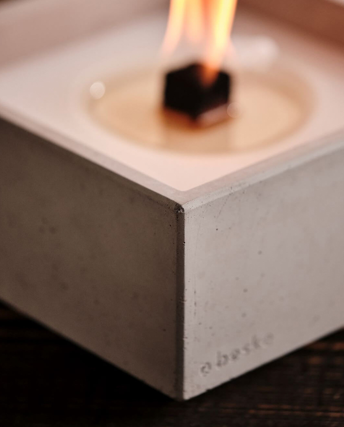 Beske-Manufaktur Betonfeuer MERU 13 x 13 cm