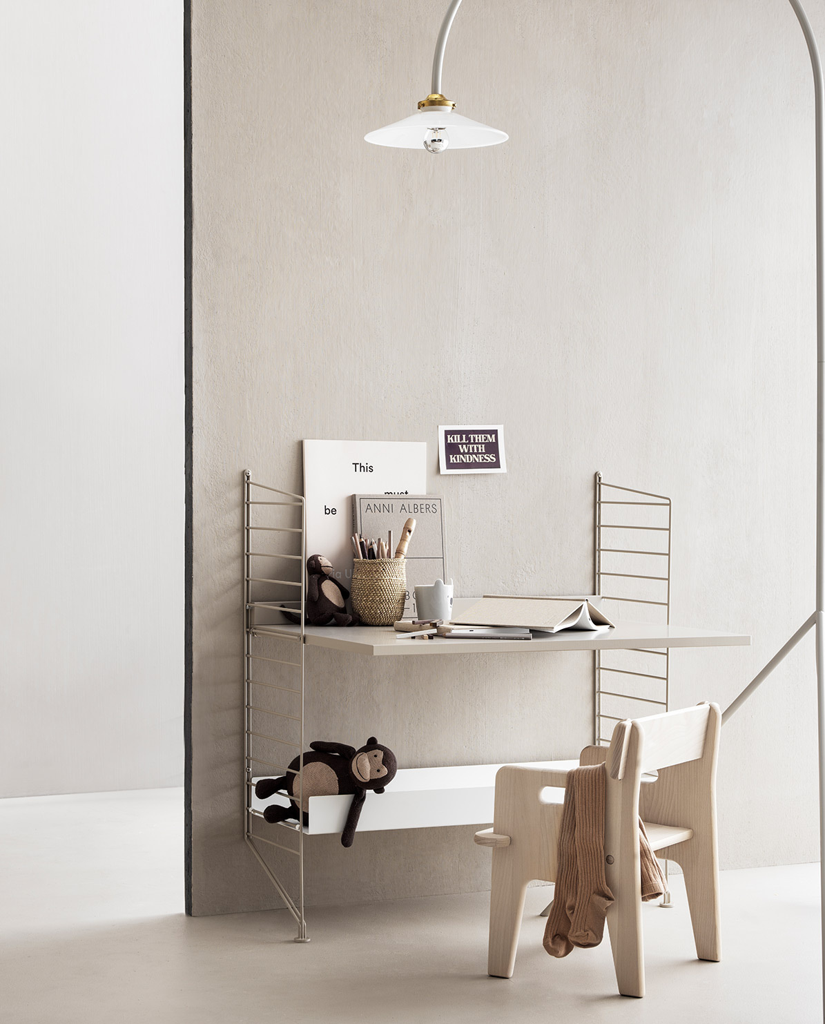 String Furniture Bodenleiter System 85 x 30 cm