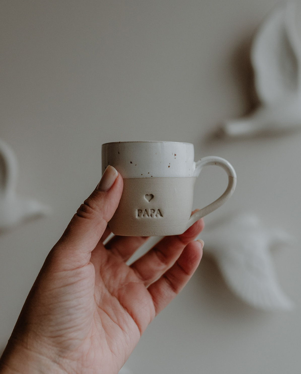 Eulenschnitt Espresso Tasse Papa One Size
