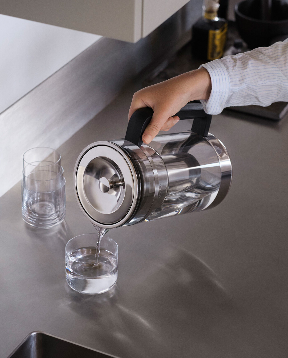 Aarke Wasserfilterkanne mit Karaffe Purifier large One Size