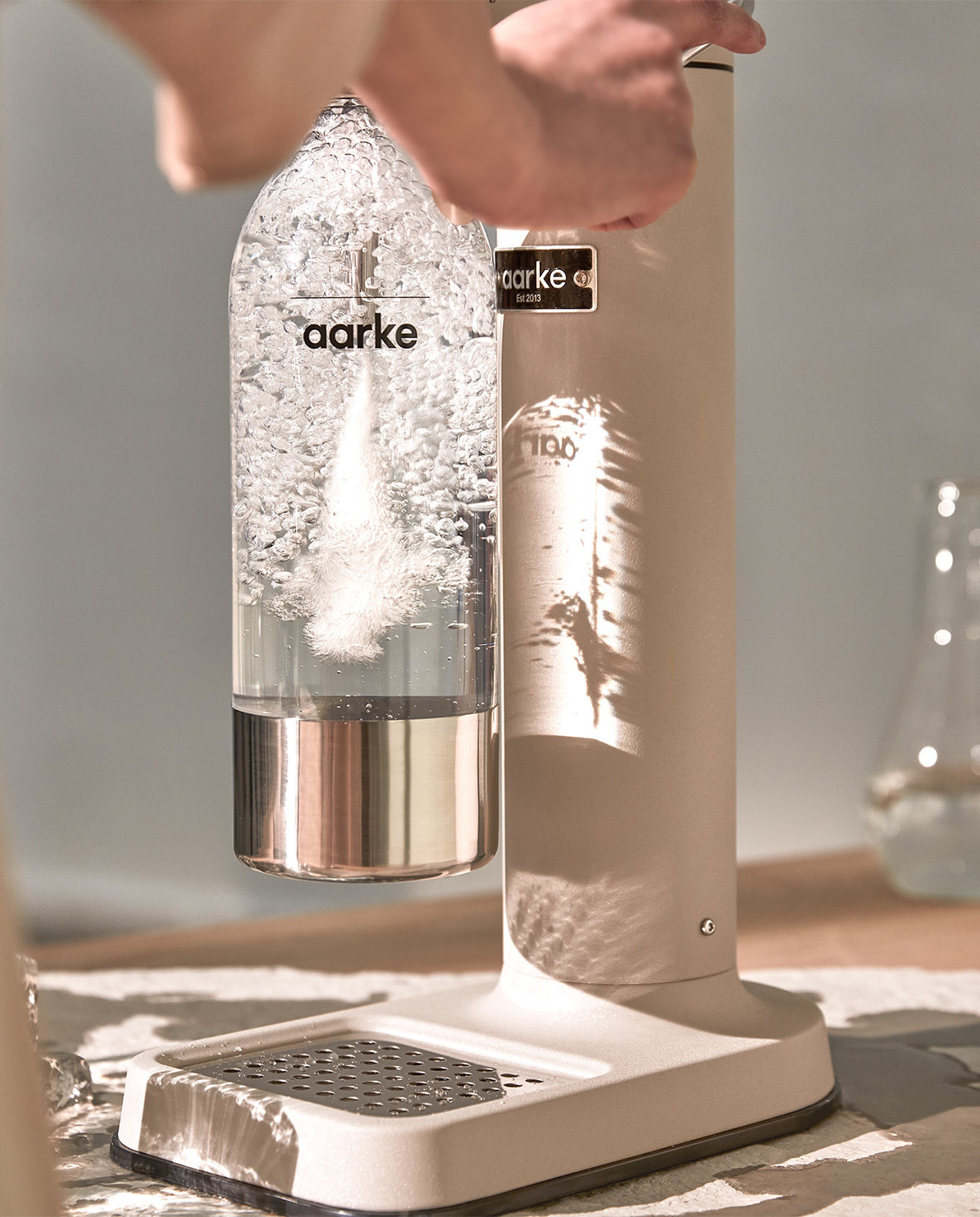 Aarke Wassersprudler Carbonator 3 sand One Size