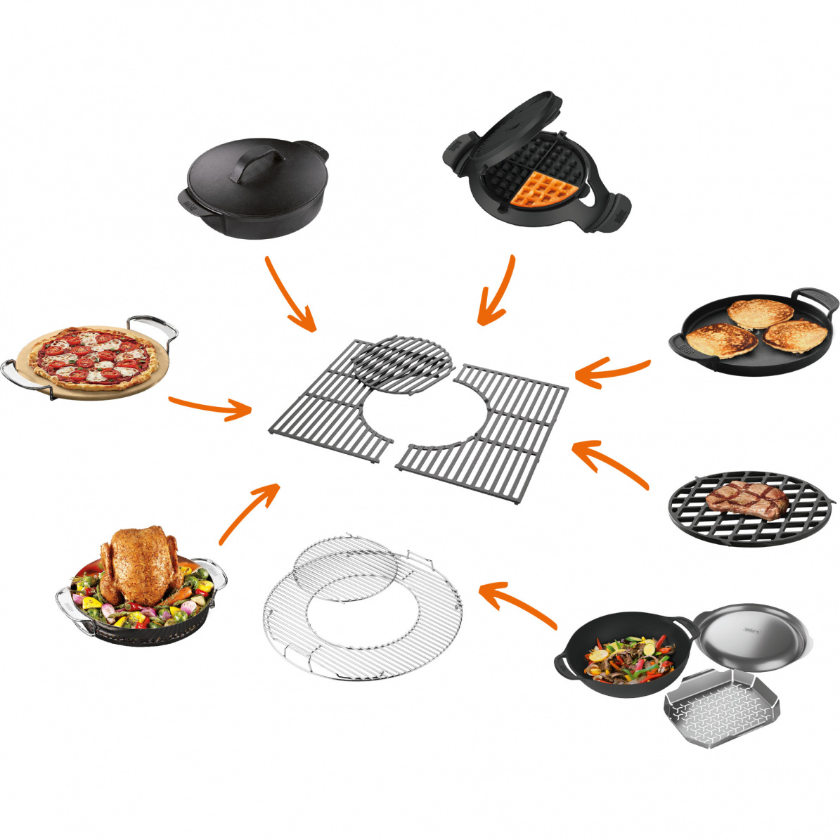 Weber CRAFTED Geflügelhalter Einsatz - Gourmet BBQ System