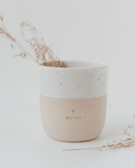 Eulenschnitt Becher Mama