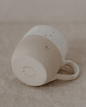 Eulenschnitt Cappuccino Tasse Herz