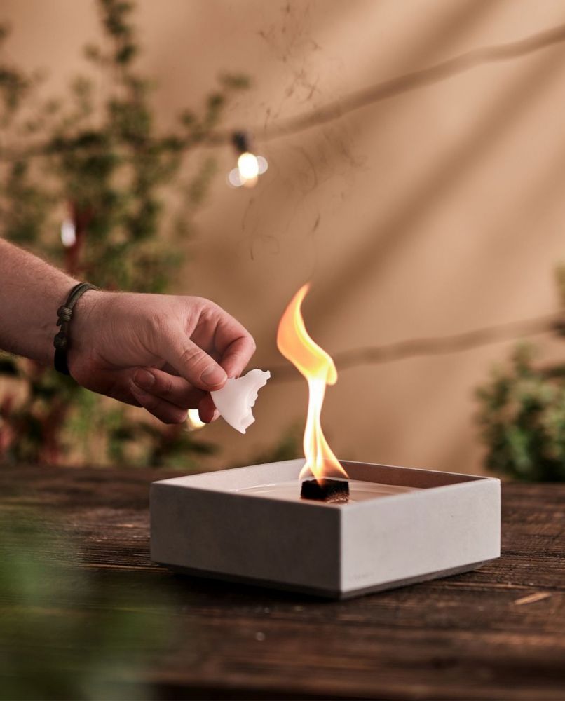 Beske-Manufaktur Betonfeuer MERU 17 x 17 cm