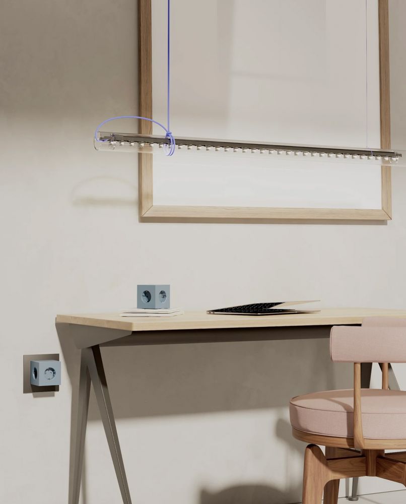 Avolt Mehrfachstecker Square 2 USB C wall mounted One Size
