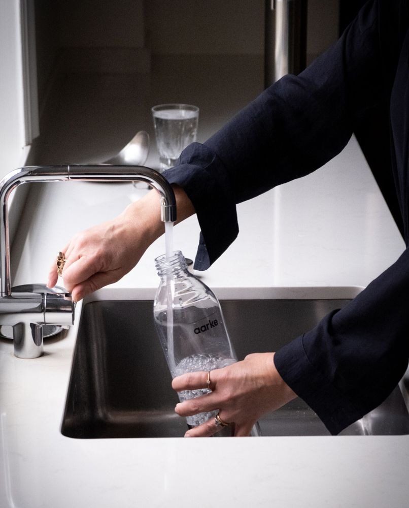 Aarke Wasserflasche PET für Carbonator 3 26 cm H