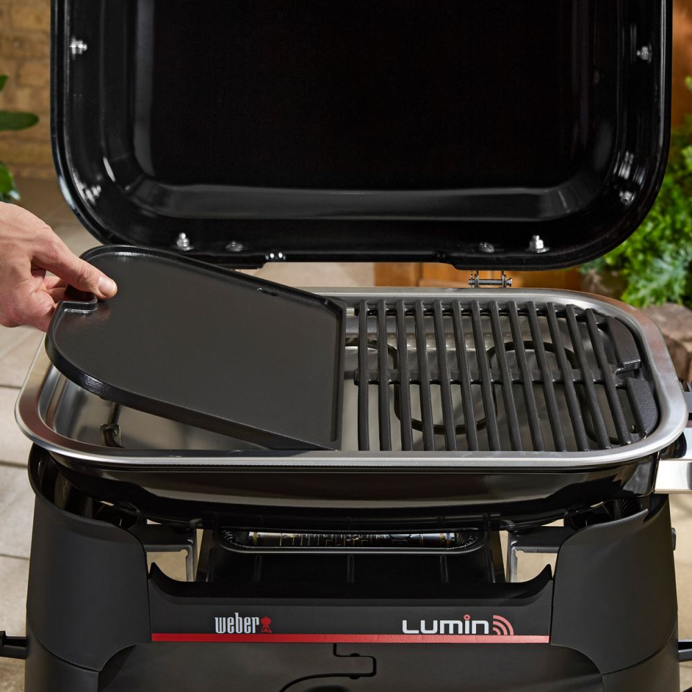 Weber Elektrogrill LUMIN SMART + gratis Grillplatte (2027)
