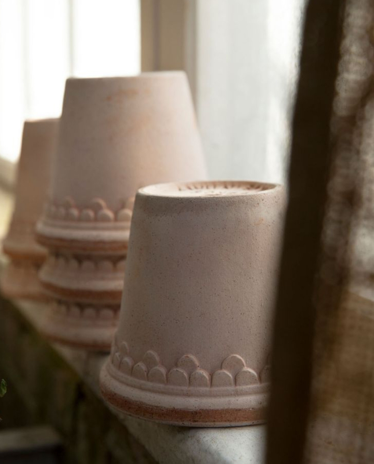Bergs Potter Blumentopf  Set The Københavner Raw Pot inkl. Untersetzer One Size