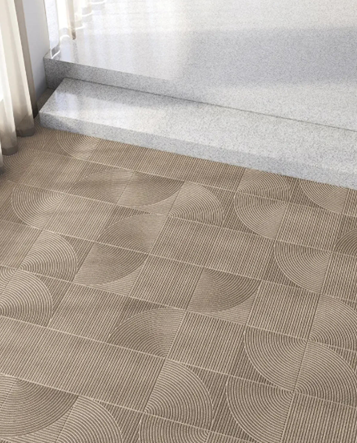 Heymat Teppichfliese horizontal & kreisförmig One Size