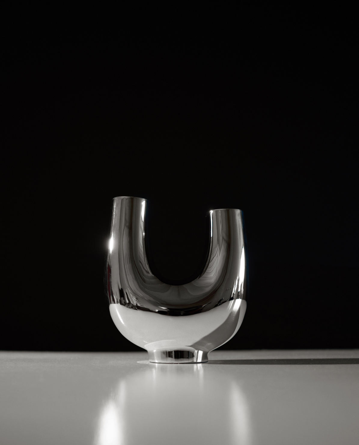 Hein Studio Vase Kazumi Nickel One Size