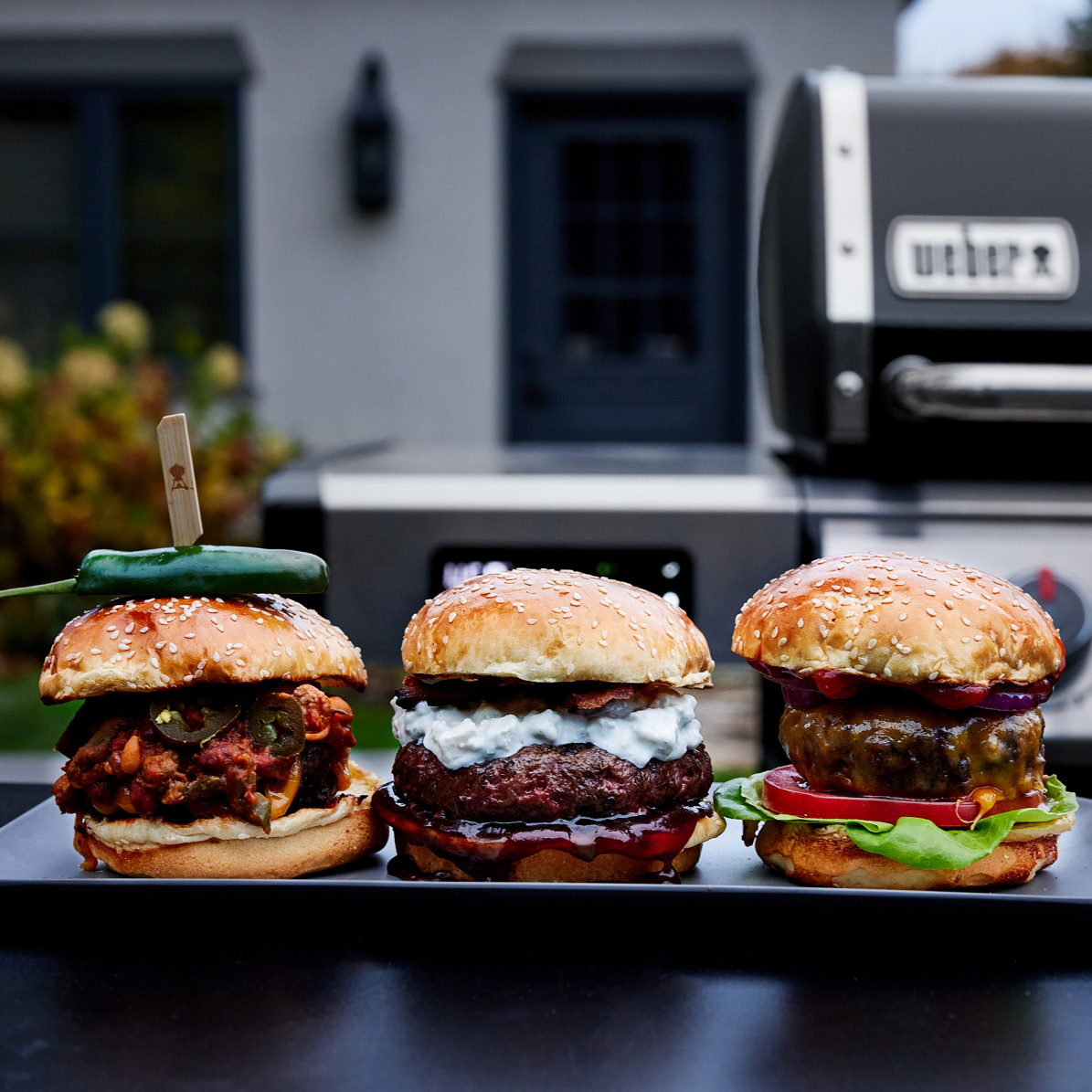 Weber Hamburgerpresse