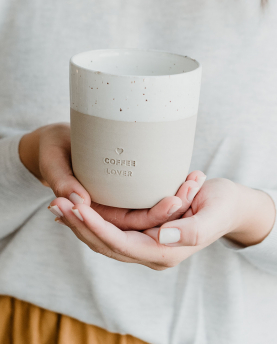 Eulenschnitt Becher Coffee Lover