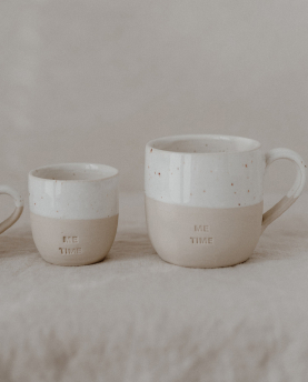 Eulenschnitt Cappuccino Tasse Me Time