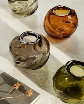 Ferm Living Vase Water Swirl round
