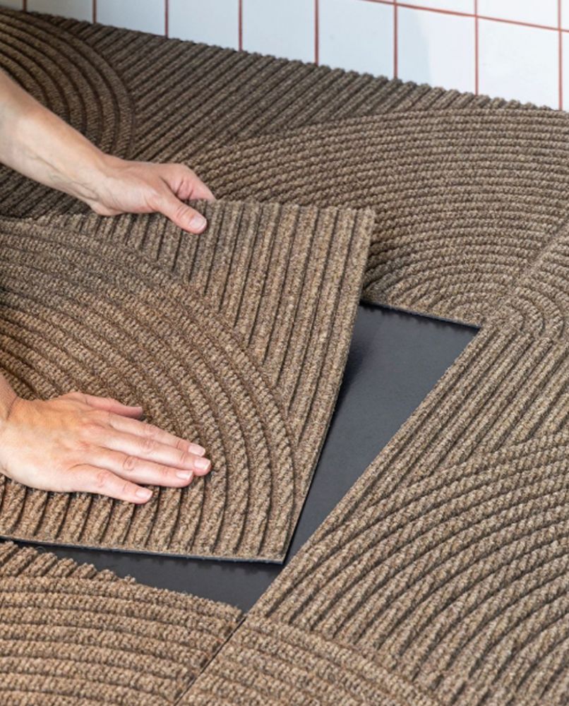 Heymat Teppichfliese horizontal & kreisförmig One Size