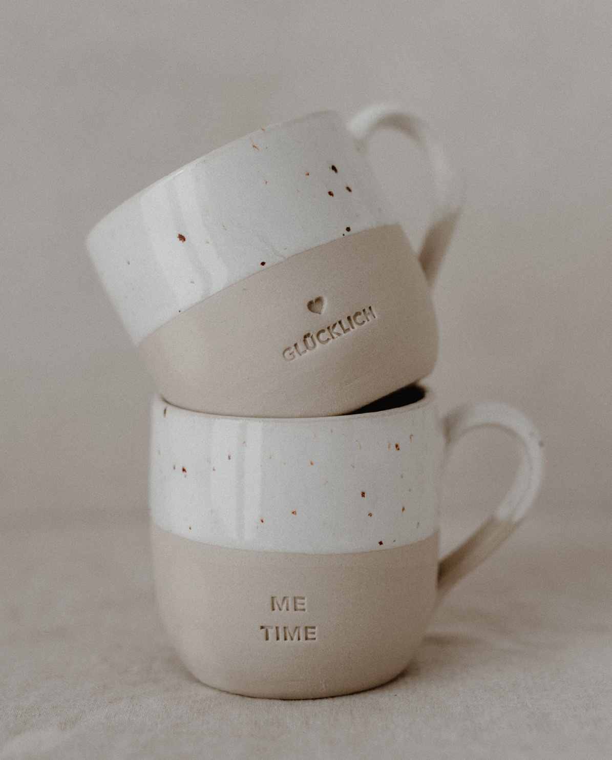 Eulenschnitt Cappuccino Tasse Glücklich One Size