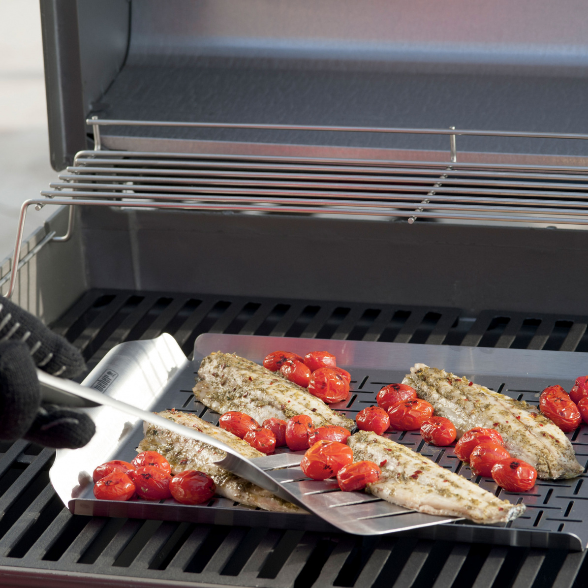 Weber Style Grillpfanne, Edelstahl