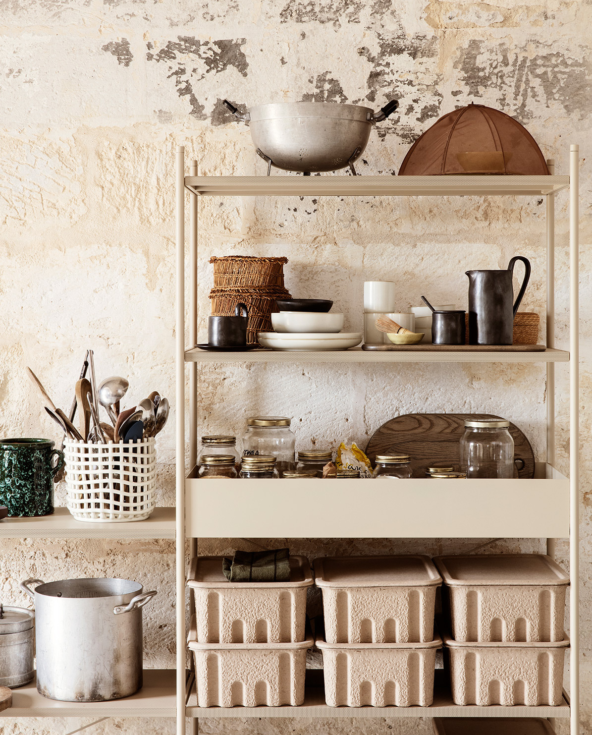 Ferm Living Regalsystem Punctual Fachboden Metall One Size