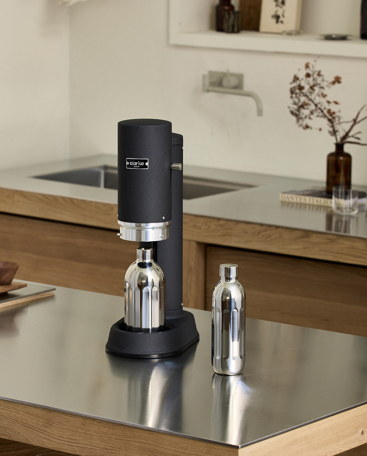 Aarke Wasserflasche Edelstahl für Carbonator Pro 500 ml