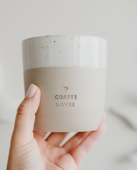 Eulenschnitt Becher Coffee Lover