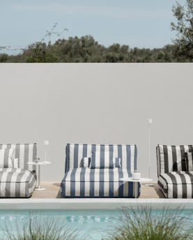 blomus Bett Daybed Stay Outdoor gestreift