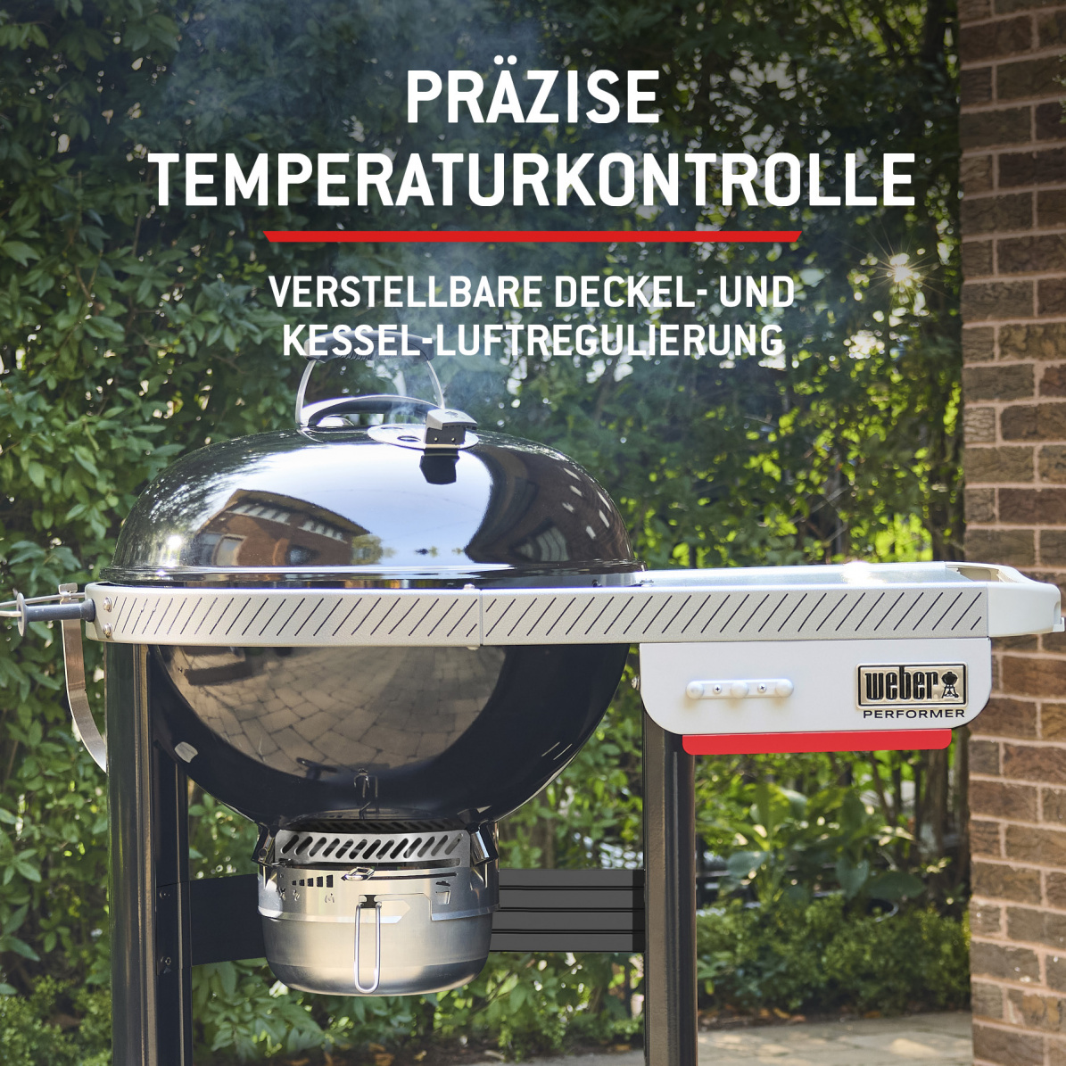 Weber Holzkohlegrill Performer Premium, 57 cm, schwarz (2026)