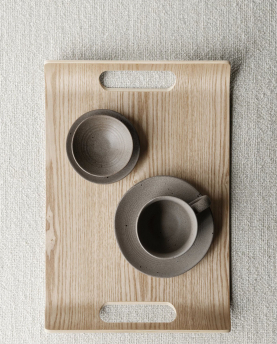 blomus Tasse mit Unterteller KUMI