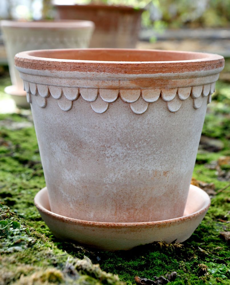 Bergs Potter Blumentopf The Københavner Raw Pot inkl. Untersetzer ⌀ 18 cm, 17,5 cm H