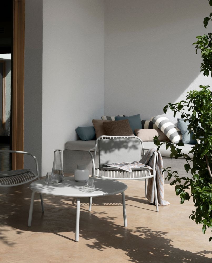 blomus Kissen Stay Outdoor gestreift 70 x 30 cm