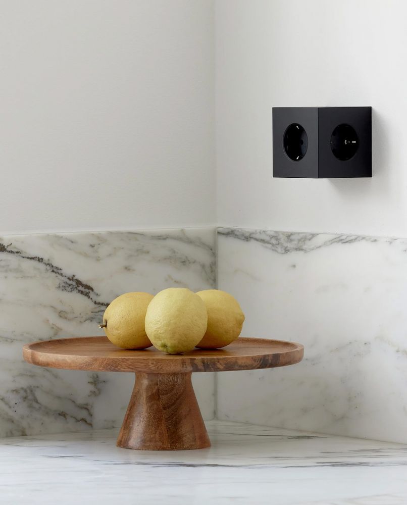 Avolt Mehrfachstecker Square 2 USB C wall mounted One Size