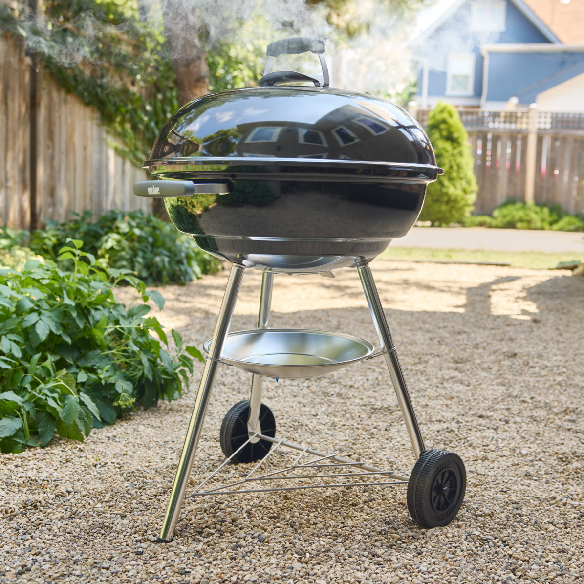 Weber Holzkohlegrill Compact Kettle, 57 cm, schwarz (2026)