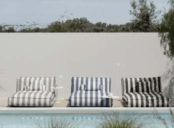 blomus Bett Daybed Stay Outdoor gestreift