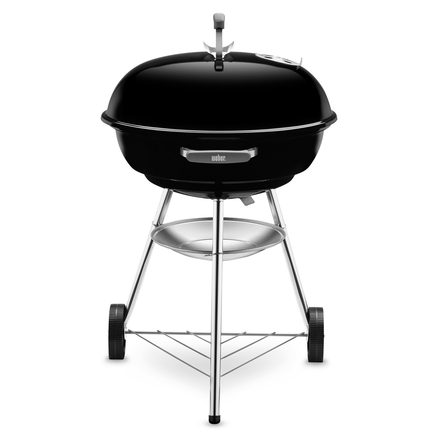 Weber Holzkohle-Kugelgrill Compact Kettle 57 cm Schwarz